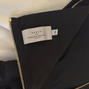 Preen by Thornton Bregazzi Black Coat with Gold Accents